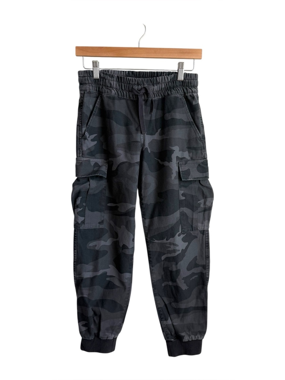 Aritzia TNA Twin Falls Camo Cargo Jogger Pants Gray XXS Relaxed Cotton